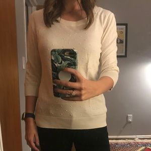 Dotted Cream Gap Sweater